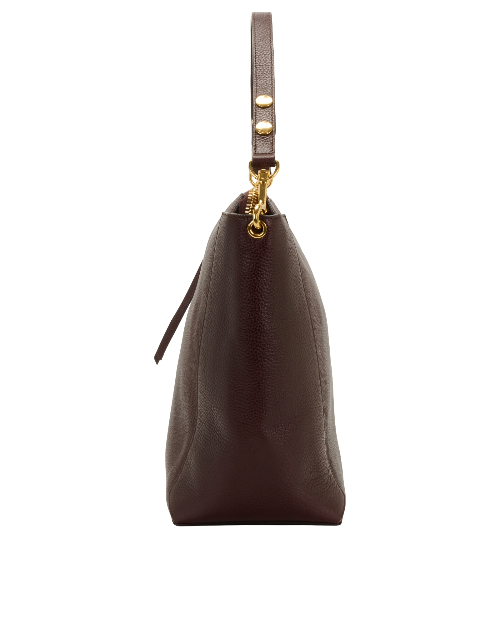 Camden, &pound;320, Handbags, Burgundy, Leather, Bottom view